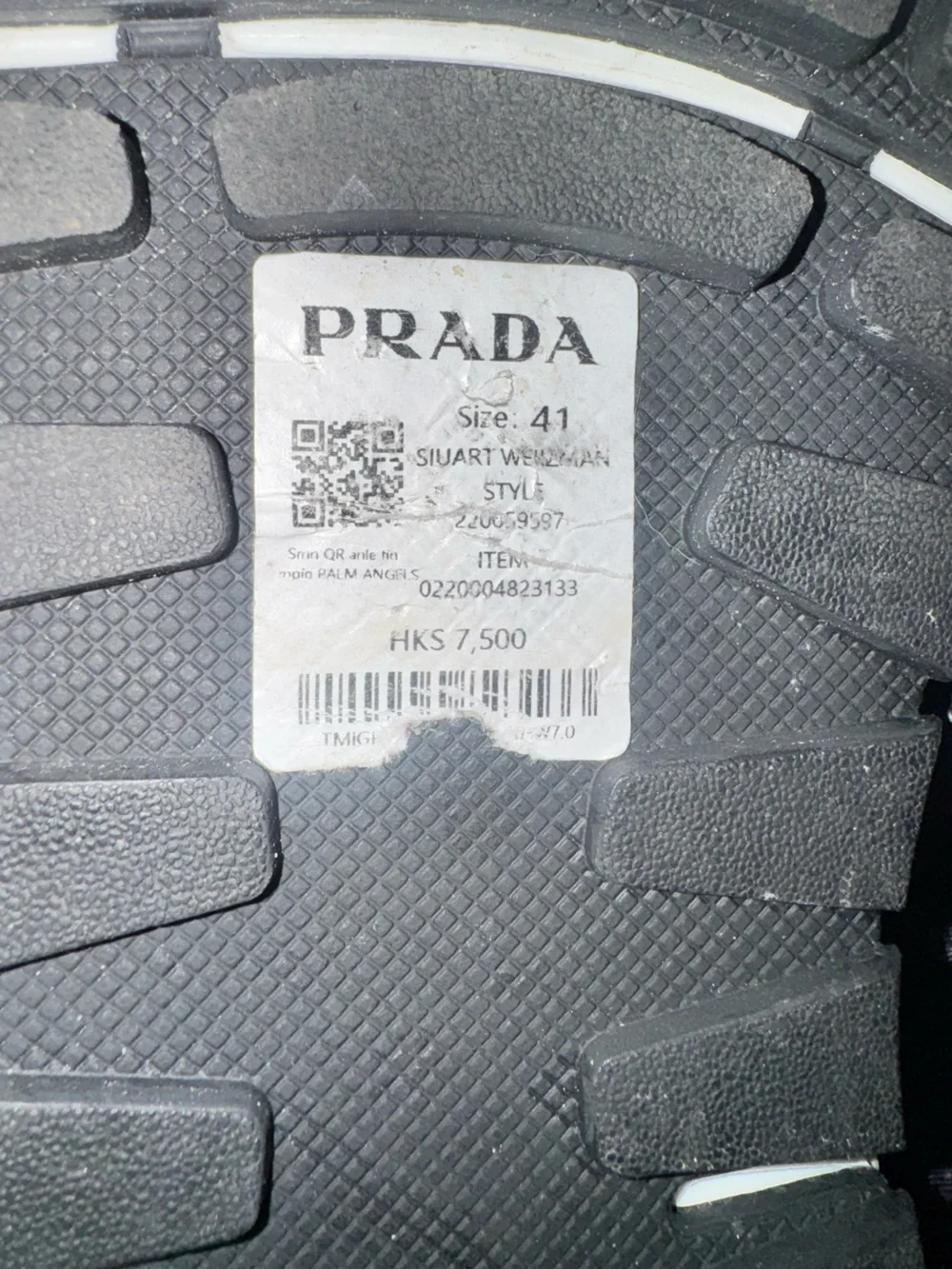 Prada White Technical Sneakers - Sz 41 (US 8) - NWT